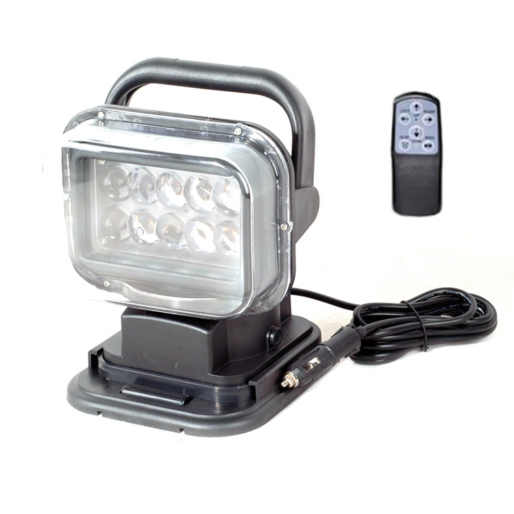 50W Portable LED Remote Control Vehicle Light (White)